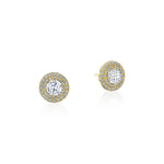Double Bloom Diamond Earring