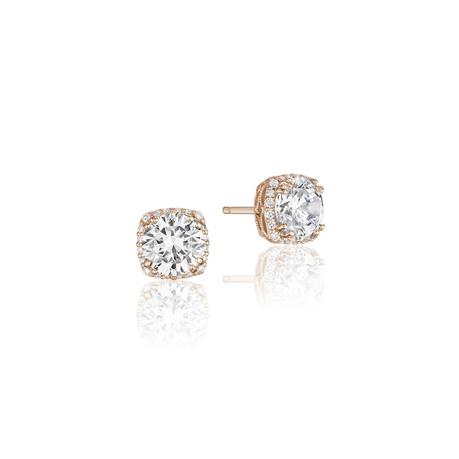 Dantela Bloom Diamond Stud Earrings