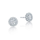 Full Bloom Diamond Stud Earrings