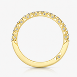 18K Yellow Gold 0.37 ctw Anniversary Diamond Women's Wedding Band
