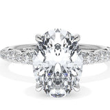 Platinum Solitaire Semi Mount Engagement Ring
