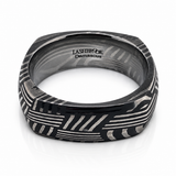 Lashbrook Men's Damascus Wedding Band