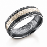 Damascus Steel Men's Wedding Band