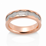 14K Rose Gold Men's Wedding Band