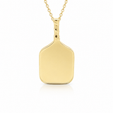 18K Yellow Gold Pickleball Pendant/Charm