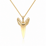 14K Yellow Gold Mako Tooth Pendant/Charm