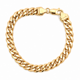 14K Yellow Gold Cuban Link Bracelet