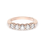 Round Cut Diamond Eternity Band in 18kt Rose Gold