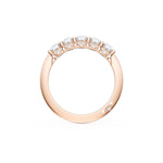 Round Cut Diamond Eternity Band in 18kt Rose Gold
