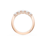 Round Cut Diamond Eternity Band in 18kt Rose Gold