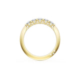 Oval Cut Diamond Eternity Band in 18kt Yellow Gold