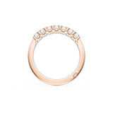 Emerald Cut Diamond Eternity Band in 18kt Rose Gold