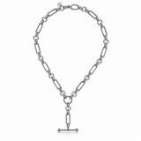 Sterling Silver 1.50ctw Sapphire Necklace