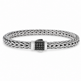 Sterling Silver Box 0.44ctw Sapphire Bracelet