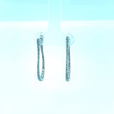 Diamond Horseshoe Earrings