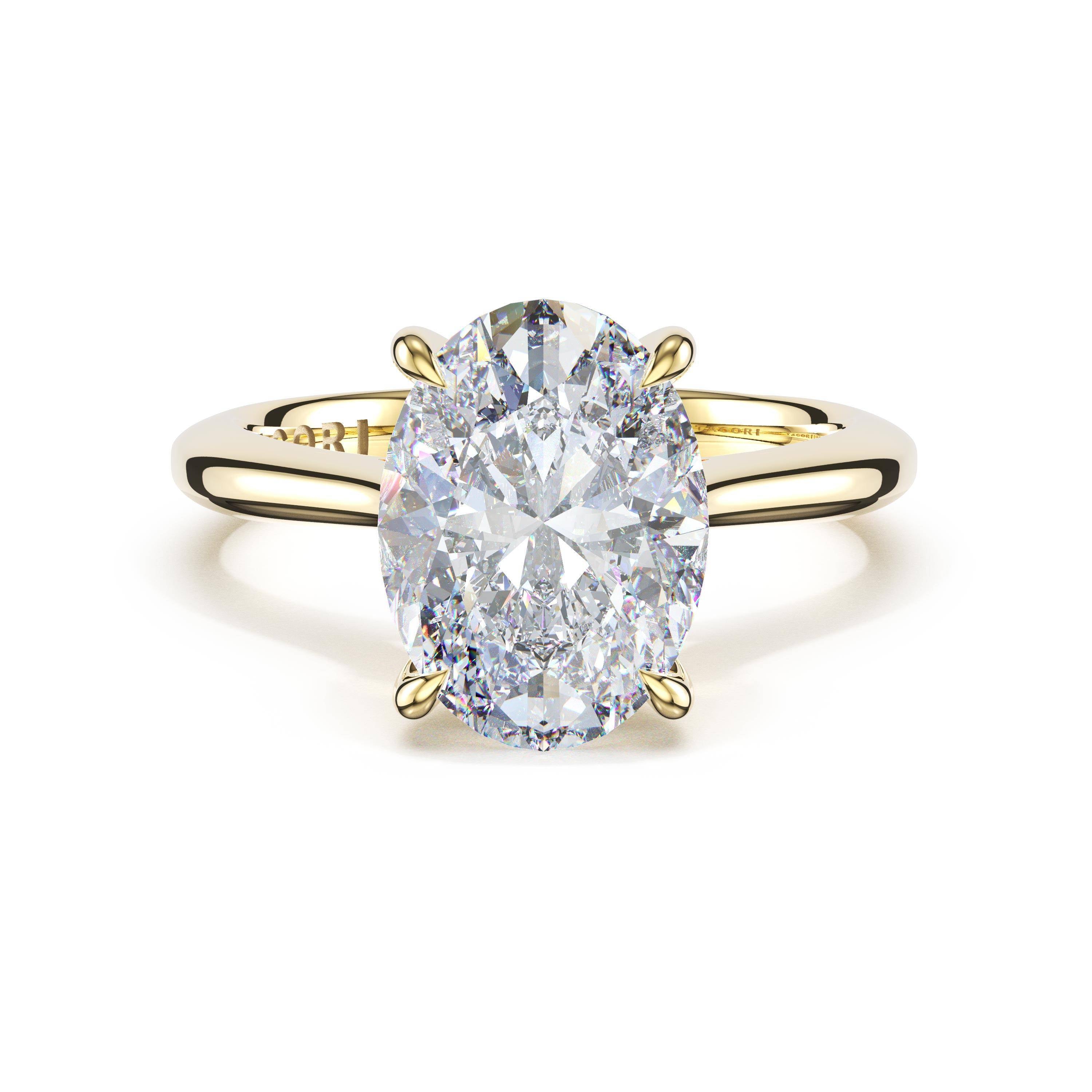 Oval Solitaire Engagement Ring