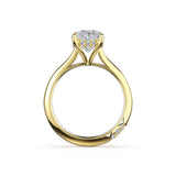 Oval Solitaire Engagement Ring