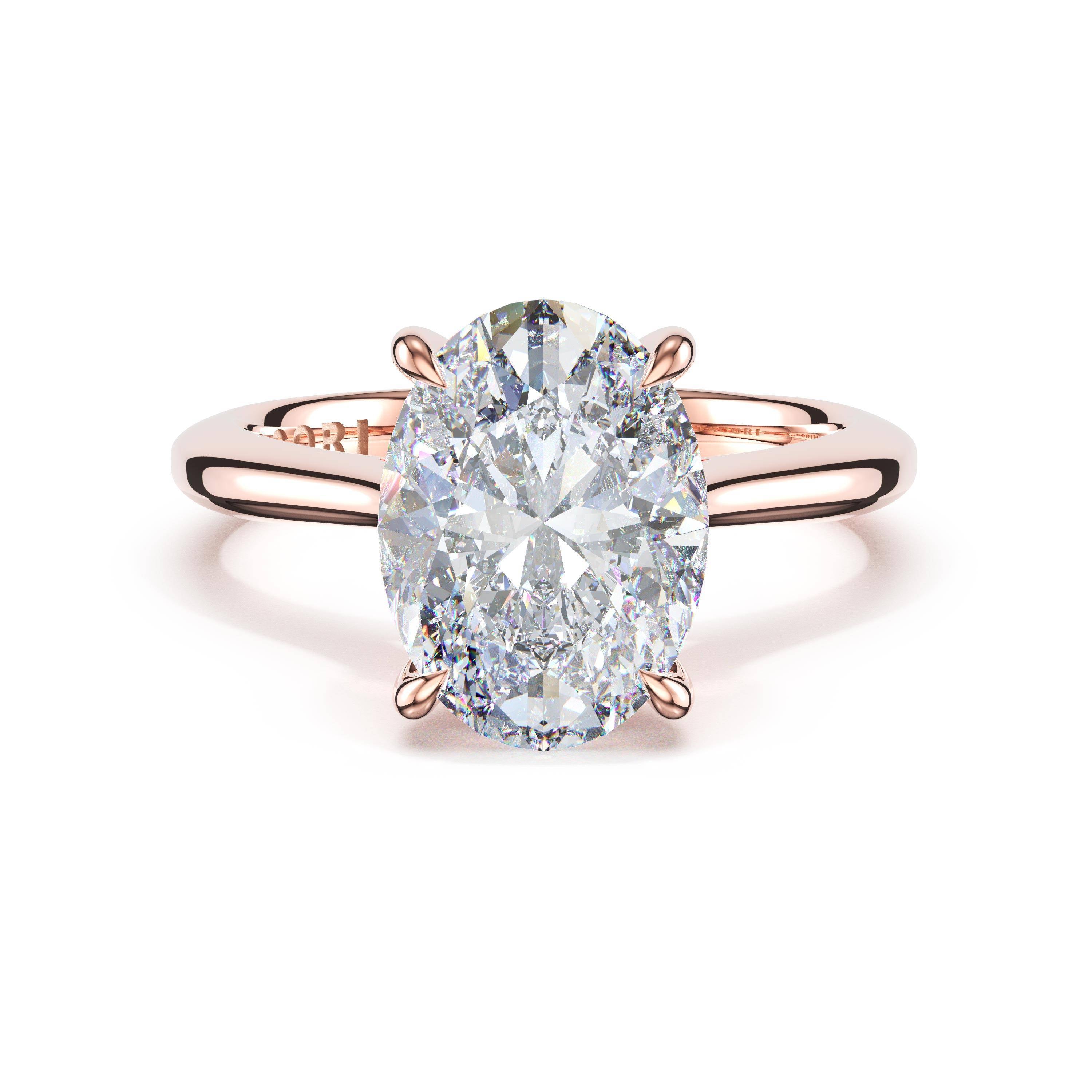 Oval Solitaire Engagement Ring