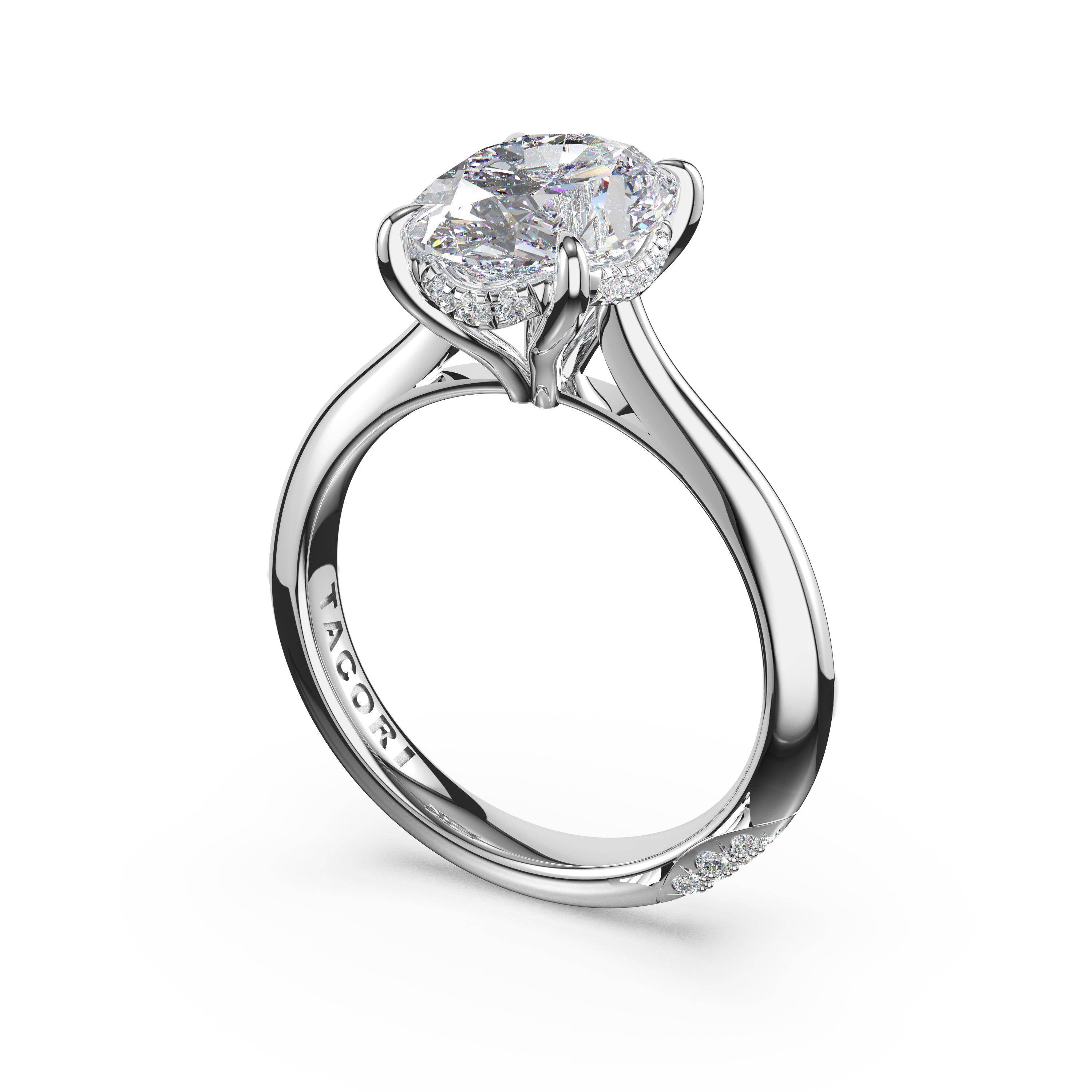 Oval Solitaire Engagement Ring