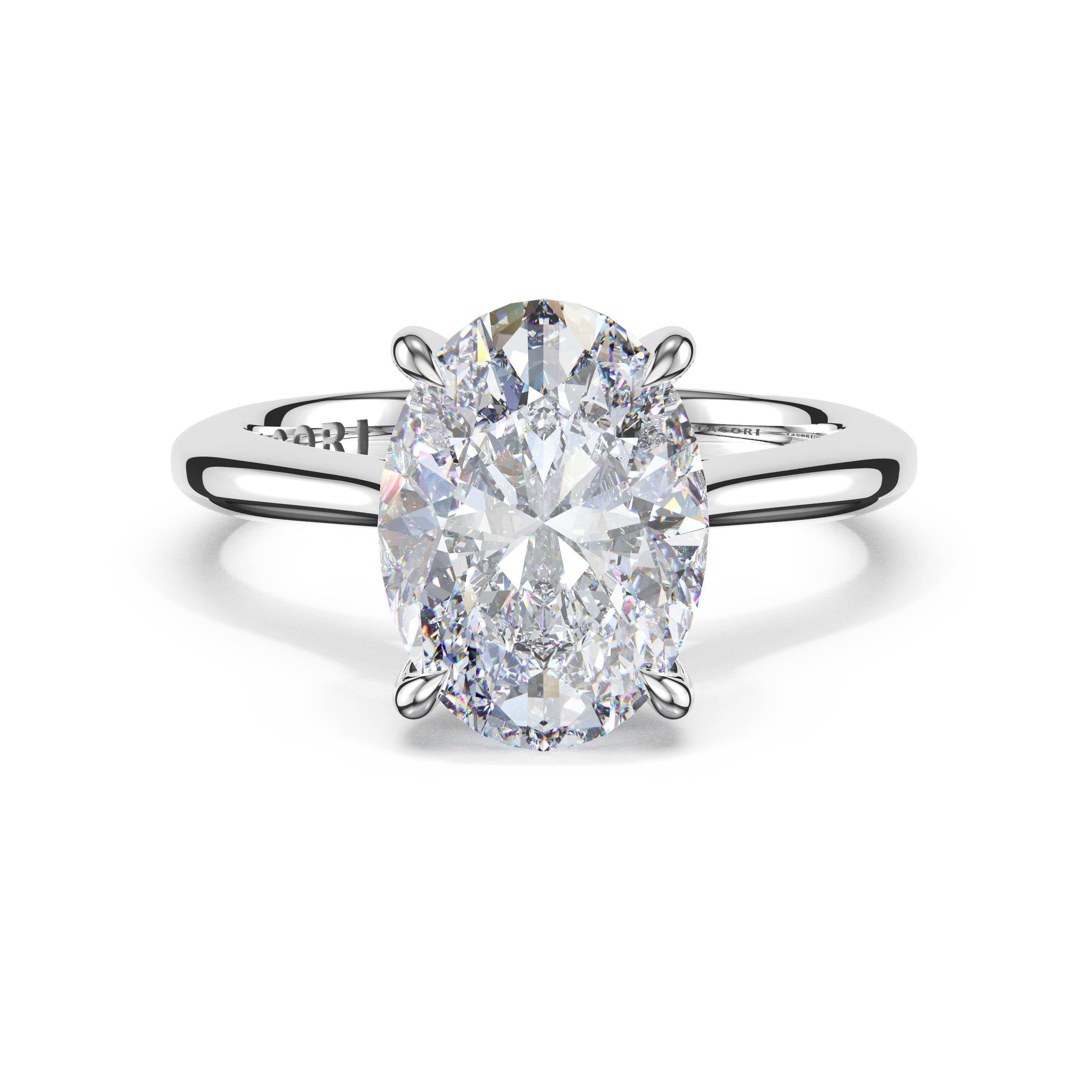 Oval Solitaire Engagement Ring