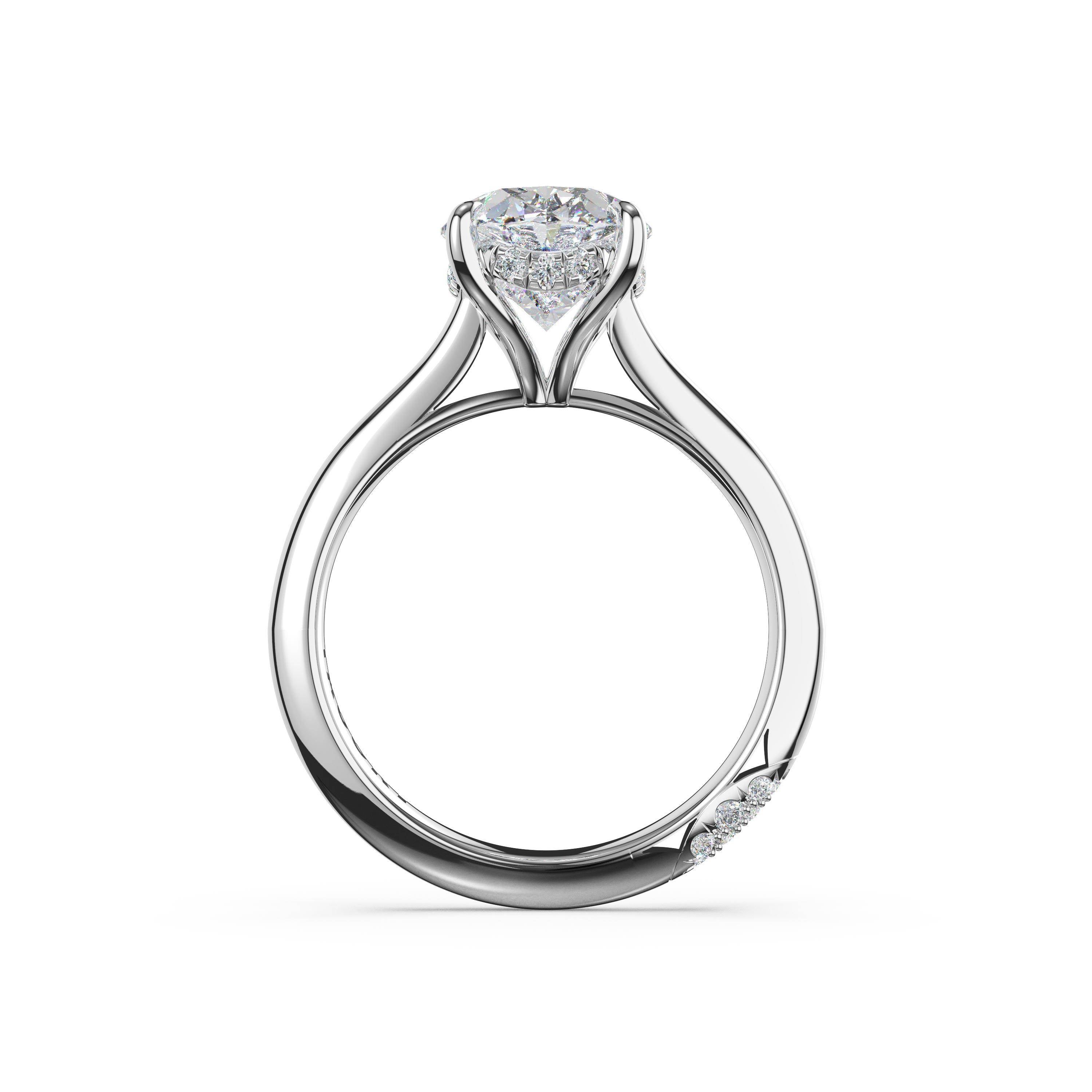Oval Solitaire Engagement Ring