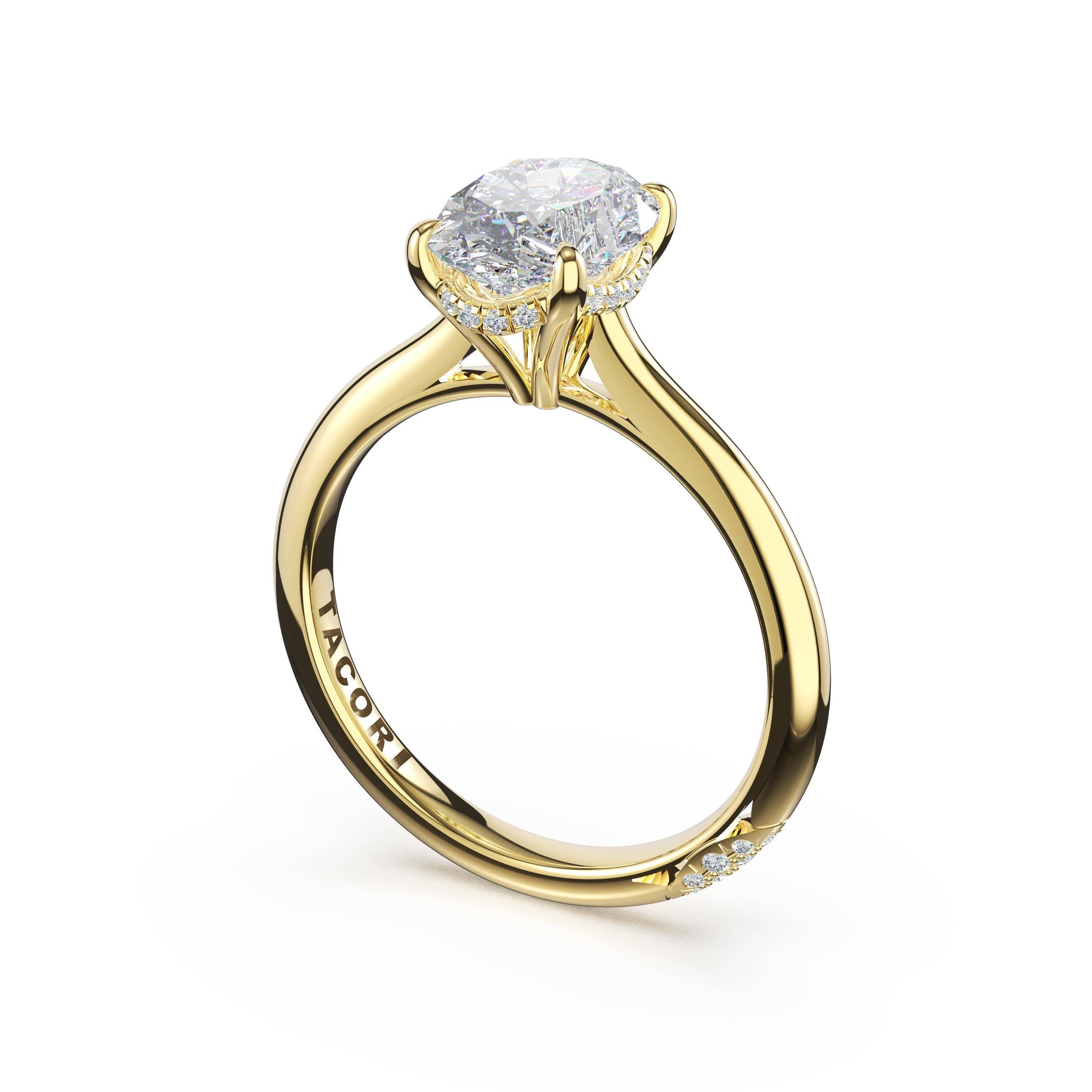 Oval Solitaire Engagement Ring