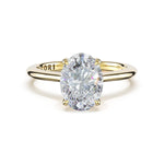 Oval Solitaire Engagement Ring