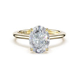 Oval Solitaire Engagement Ring