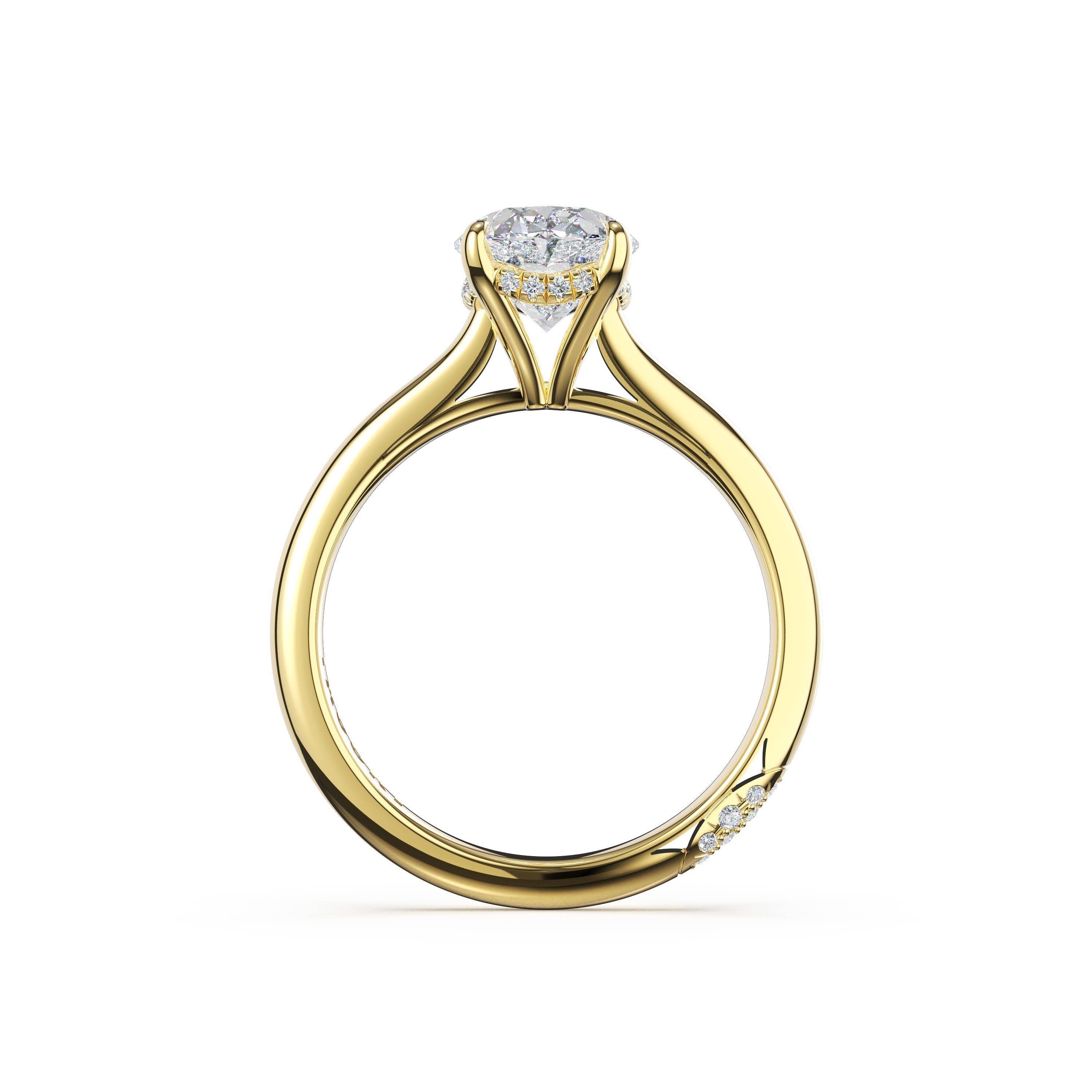 Oval Solitaire Engagement Ring