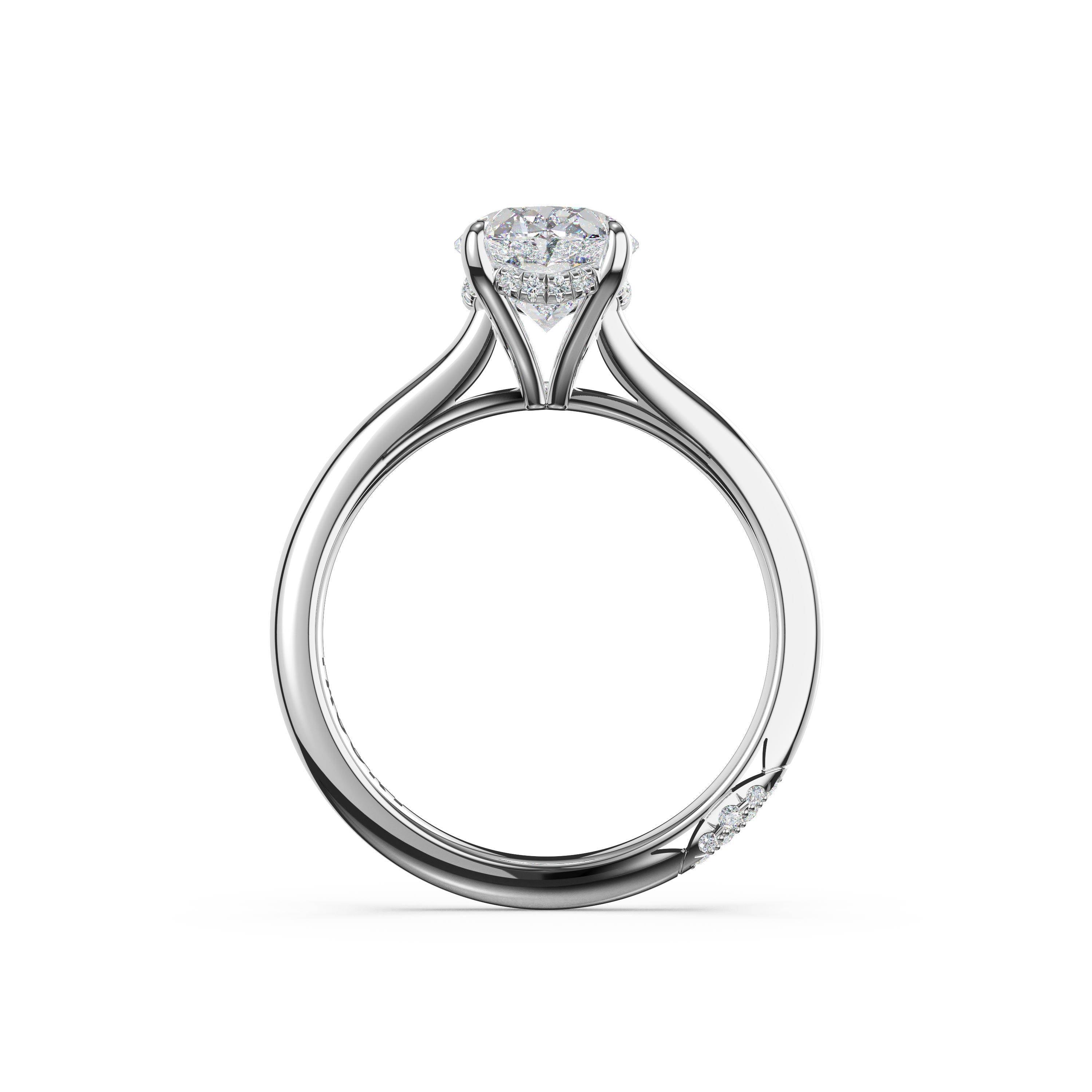 Oval Solitaire Engagement Ring