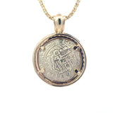 14K Atocha 2 Reale Pendant W/Diamonds