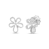 18K White Gold 0.44 ctw Post Diamond Earring