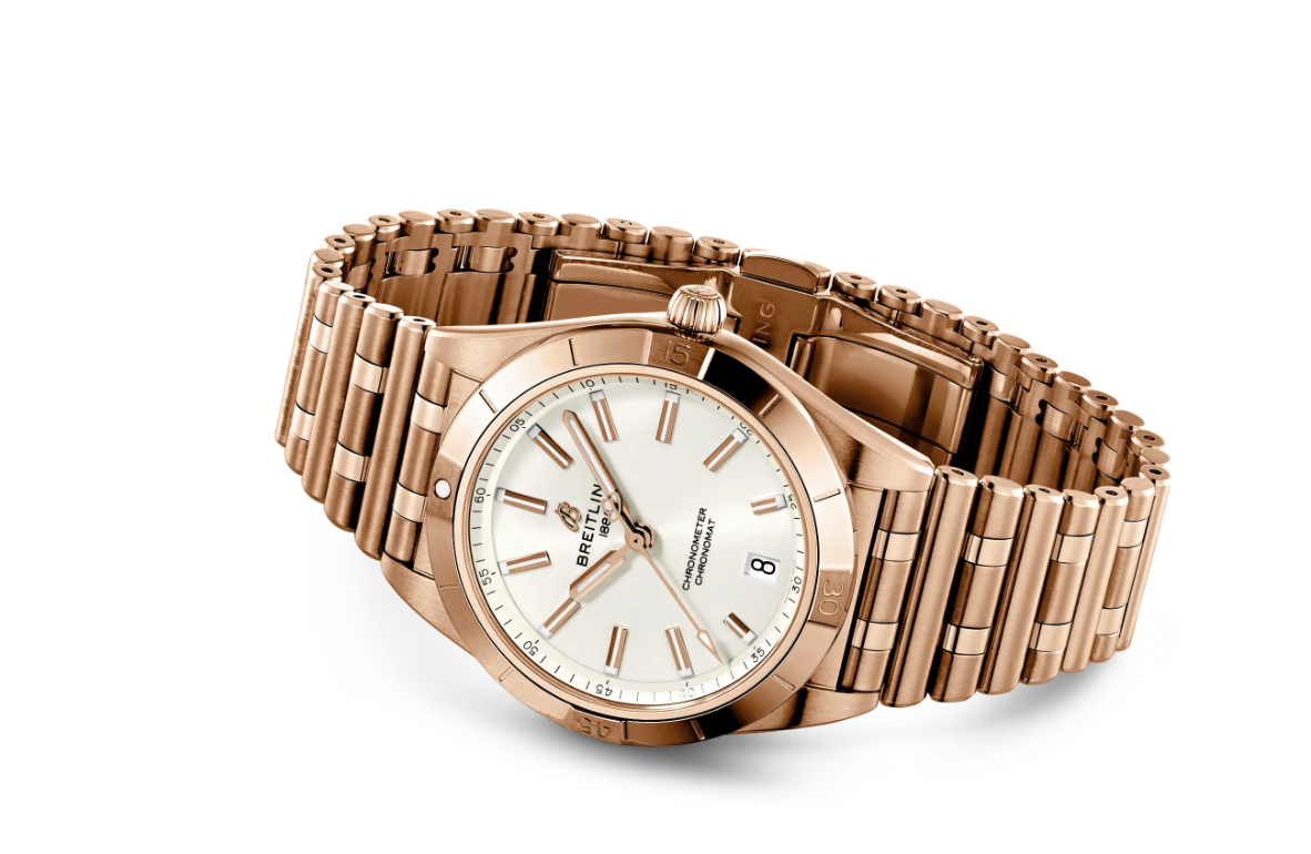 18 Karat Chronograph Rose Gold Bracelet Watch