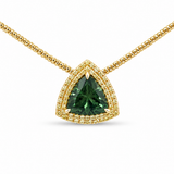 18K Yellow Gold 2.54ctw Sapphire Pendant/Charm