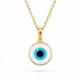 14K Yellow Gold Turquiose Necklace