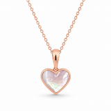 14K Rose Gold Mother of Pearl Necklace