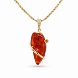 18K Yellow Gold 6.57ctw Opal Pendant/Charm