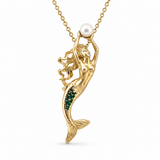 14K Yellow Gold Akoya Pearl Pendant