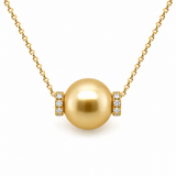 18K Yellow Gold Gold South Sea Pearl Necklace