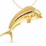 14K Yellow Gold Large Mahi Pendant/Charm