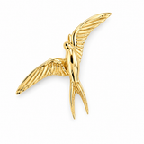 14K Yellow Gold Frigate Pendant/Charm