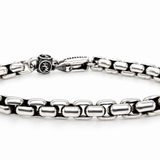 Round Box Sterling Silver Bracelet