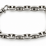 Anchor Link Sterling Silver Bracelet