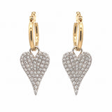 14K 0.61 ctw Huggie Diamond Earring