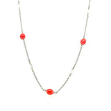 Colored Stone Necklace / Chain