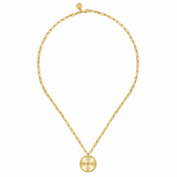 14K Yellow Gold Paperlink 0.05ctw Necklace