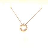 Blue Marlin Jewelry Singature Collection Circle Diamond Pendant