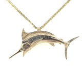 Blue Marlin Fish Pendant