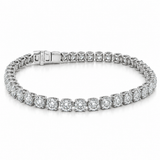 18K Yellow Gold 11.91 ctw Tennis Diamond Bracelet