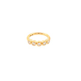 Blue Marlin Signature Bezeled Diamond Ring